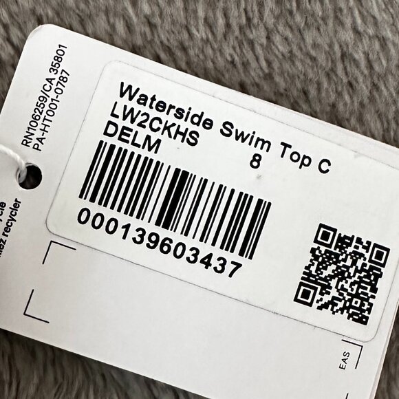 NWT Lululemon Waterside Swim Bikini Top Size 4 C Cup - Picture 3 of 5